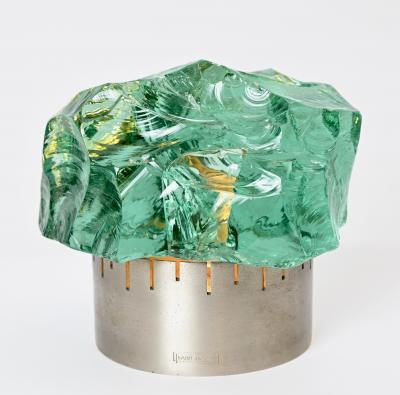 Max Ingrand Chiseled Crystal Table Lamp Designed by Max Ingrand for Saint Gobain