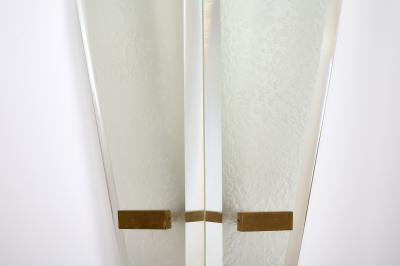 Max Ingrand Exceptional Monumental Pair of Max Ingrand Sconces for Fontana Arte