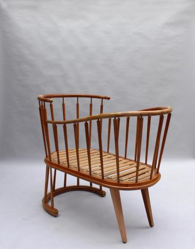 Max Ingrand Fine French 1950s Cradle by Max Ingrand