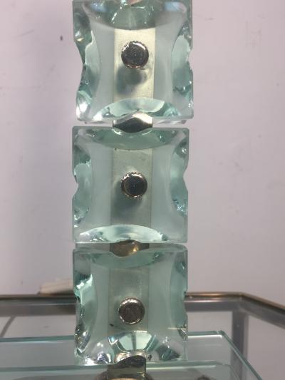 Max Ingrand ITALIAN MID CENTURY MODERNIST GLASS TABLE LAMP