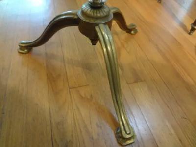 Max Ingrand Italian Fontana Arte Style Glass and Bronze Floor Lamp