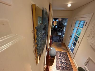 Max Ingrand Italian Modern Brass And Glass Mirror