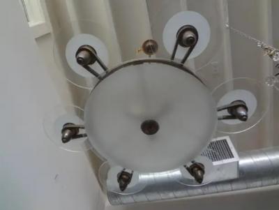 Max Ingrand Italian Pietro Chiesa for Fontana Arte Inspired Chandelier