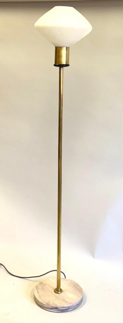Max Ingrand Large Italian Mid century Modern Totem Floor Lamp in the style of Max Ingrand