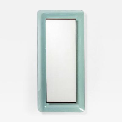 Max Ingrand Large Rectangular Glass and Wood Mirror Model 2273 by Max Ingrand