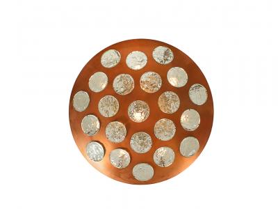 Max Ingrand Large Scale Saucer Pendant by Max Ingrand for Fontana Arte