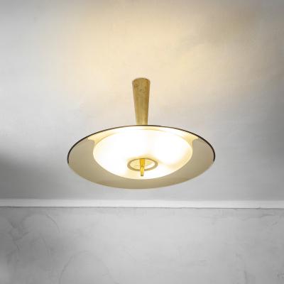 Max Ingrand Max Ingrand Chandelier mod 1462 A for Fontana Arte in Brass Glass 50s