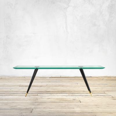 Max Ingrand Max Ingrand Fontana Arte Low Table mod 1817 1 Brass and Glass 50s