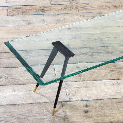 Max Ingrand Max Ingrand Fontana Arte Low Table mod 1817 1 Brass and Glass 50s