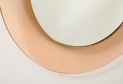 Max Ingrand Max Ingrand Fontana Arte Model 1699 Circular Wall Mirror Italy circa 1963