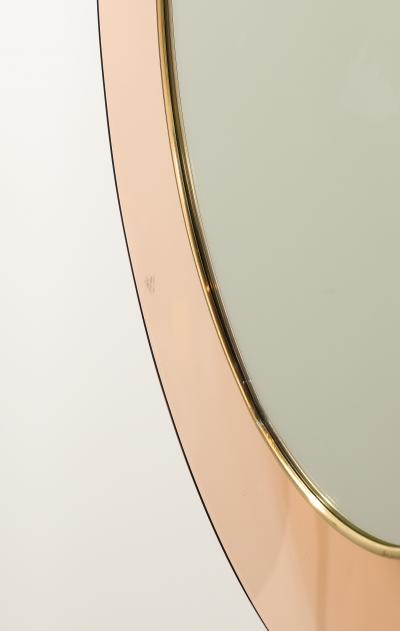 Max Ingrand Max Ingrand Fontana Arte Model 1699 Circular Wall Mirror Italy circa 1963