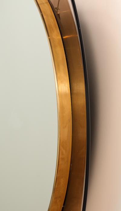 Max Ingrand Max Ingrand Fontana Arte Model 1699 Circular Wall Mirror Italy circa 1963