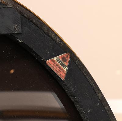 Max Ingrand Max Ingrand Fontana Arte Model 1699 Circular Wall Mirror Italy circa 1963