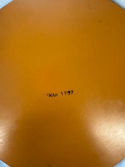 Max Ingrand Max Ingrand Pedestal Tables for Fontana Arte Brass Glass 1957