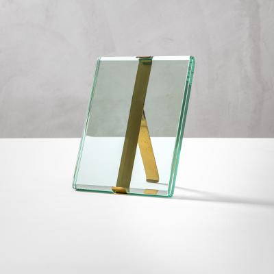 Max Ingrand Max Ingrand Picture Frame for Fontana Arte Mod 1371 Glass and Brass