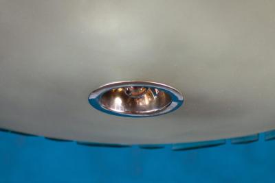 Max Ingrand Max Ingrand for Fontana Arte Attributed Round Crystal Chandelier 1940
