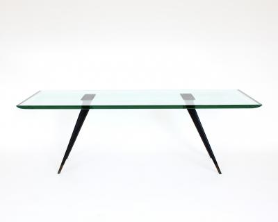 Max Ingrand Max Ingrand for Fontana Arte Glass Coffee Table Model 1870 1circa 1950