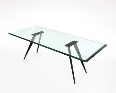 Max Ingrand Max Ingrand for Fontana Arte Glass Coffee Table Model 1870 1circa 1950
