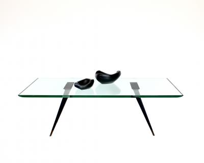 Max Ingrand Max Ingrand for Fontana Arte Glass Coffee Table Model 1870 1circa 1950