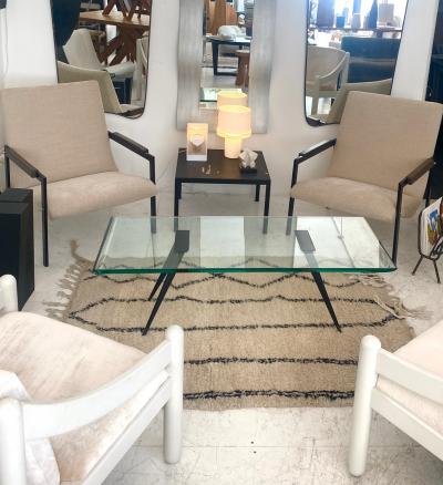 Max Ingrand Max Ingrand for Fontana Arte Glass Coffee Table Model 1870 1circa 1950