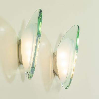 Max Ingrand Max Ingrand for Fontana Arte Pair of Wall Lights mod 1552