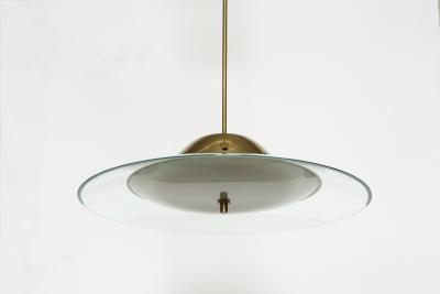 Max Ingrand Max Ingrand for Fontana Arte ceiling light model 1239