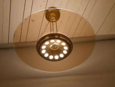 Max Ingrand Max Ingrand for Fontana Arte chandelier model 1508 Italy c1958