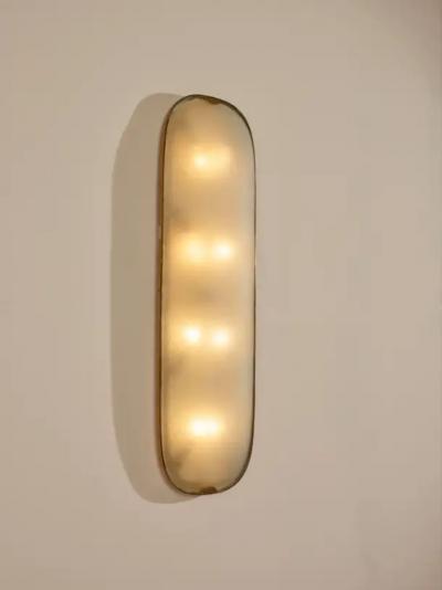 Max Ingrand Max Ingrand large ceiling or wall light by Fontana Arte Italy 1950s