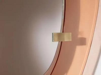 Max Ingrand Max Ingrand mirror with glass frame and brass mounts Fontana Arte Italy 1960s