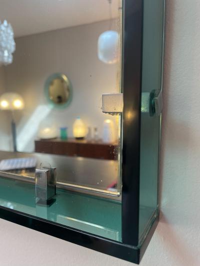 Max Ingrand Mid Century Rectangular 2014 Mirror by Max Ingrand for Fontana Arte