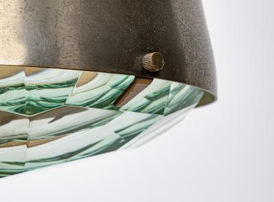 Max Ingrand Mod 1995 Faceted Ceiling Light by Max Ingrand for Fontana Arte Italy c 1960