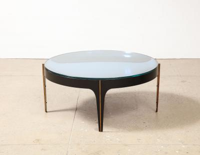 Max Ingrand Model 1744 Circular Cocktail Table by Max Ingrand for Fontana Arte