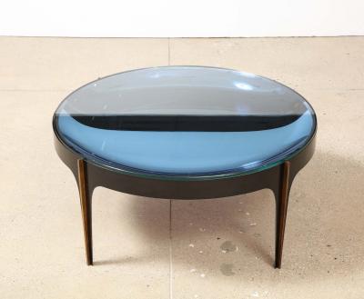 Max Ingrand Model 1744 Circular Cocktail Table by Max Ingrand for Fontana Arte