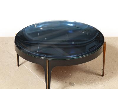 Max Ingrand Model 1744 Circular Cocktail Table by Max Ingrand for Fontana Arte