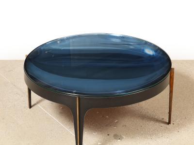 Max Ingrand Model 1744 Circular Cocktail Table by Max Ingrand for Fontana Arte