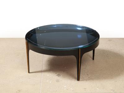 Max Ingrand Model 1744 Circular Cocktail Table by Max Ingrand for Fontana Arte