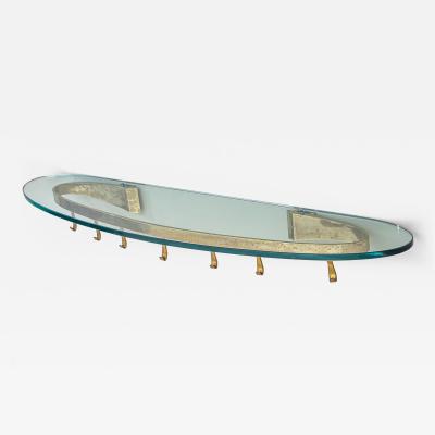 Max Ingrand Model 2185 Wall Coat Rack by Max Ingrand for Fontana Arte Italy circa 1955