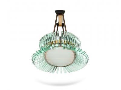 Max Ingrand Model No 1880 Chandelier by Max Ingrand for Fontana Arte