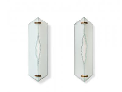 Max Ingrand Model No 2442 Wall Lights by Max Ingrand for Fontana Arte