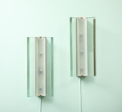 Max Ingrand No 2052 Wall Lights by Max Ingrand for Fontana Arte
