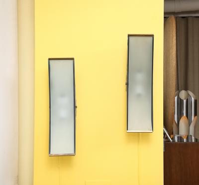 Max Ingrand No 2135 Rare Wall Sconces by Max Ingrand for Fontana Arte