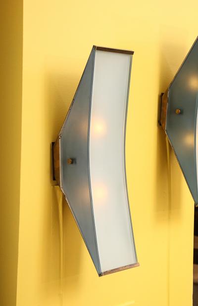 Max Ingrand No 2135 Rare Wall Sconces by Max Ingrand for Fontana Arte