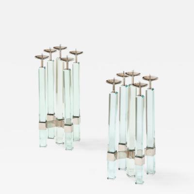 Max Ingrand No 2422 Candlesticks by Max Ingrand for Fontana Arte