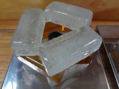 Max Ingrand Pair of Geometric Poliarte Style Midcentury Murano Glass Sconces