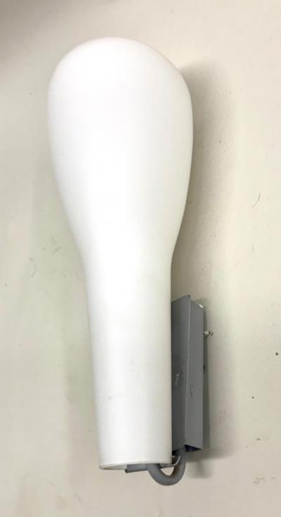 Max Ingrand Pair of Italian Mid Century Glass Wall Sconces Max Ingrand Fontana Arte 1960
