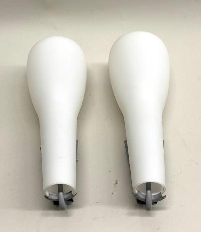 Max Ingrand Pair of Italian Mid Century Glass Wall Sconces Max Ingrand Fontana Arte 1960