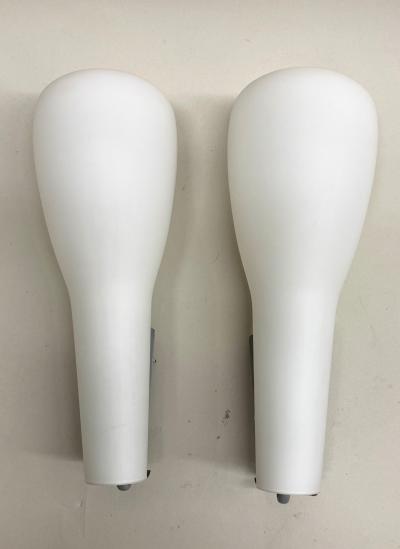 Max Ingrand Pair of Italian Mid Century Glass Wall Sconces Max Ingrand Fontana Arte 1960