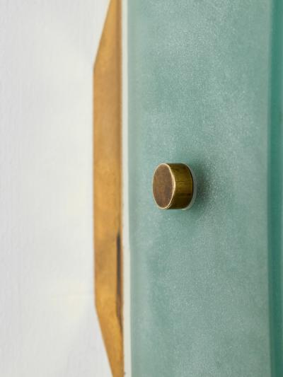 Max Ingrand Pair of Model 2135 Wall Sconces by Max Ingrand for Fontana Arte
