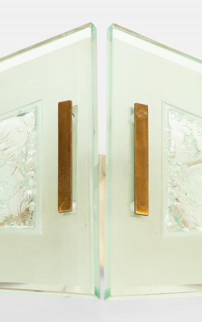 Max Ingrand Pair of Set of Four Sconces Model 2373 by Max Ingrand