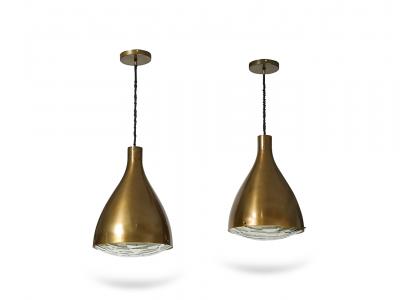Max Ingrand Pendant No 2220 by Max Ingrand for Fontana Arte